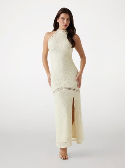 Guess Bodycon Lace Maxi Dress