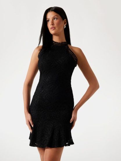 Guess Bodycon Lace Mini Dress