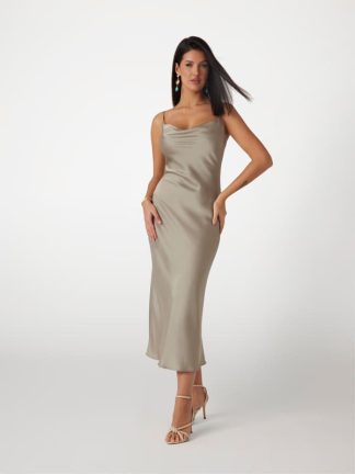 Guess Satin Midi Dress