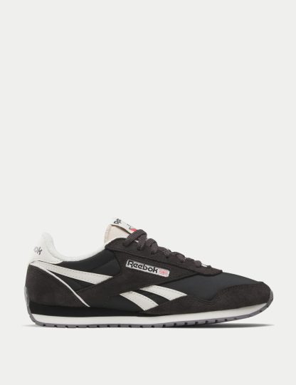 Reebok Women's Classic AZ Suede Trainers - 6 - Black Mix, Yellow Mix,Black Mix