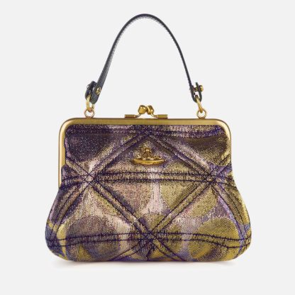 Vivienne Westwood Granny Lurex Frame Purse