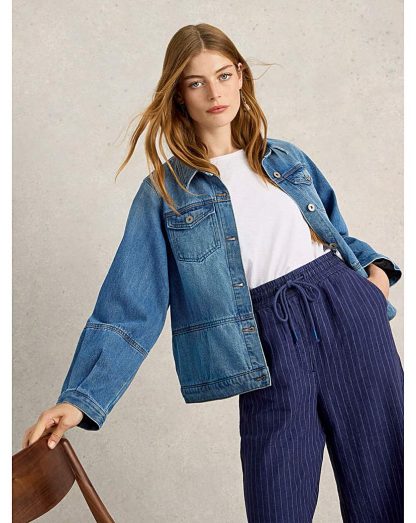 White Stuff Camille Denim Jacket Denim - White Stuff - Size: 10
