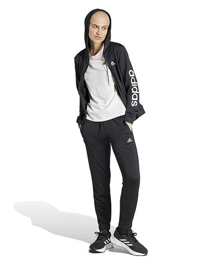 adidas Linear Tracksuit Black - adidas - Size: L16/18