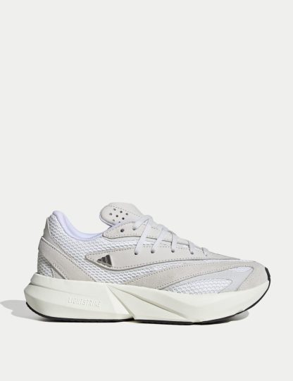 Adidas Women's Lightstride Trainers - 6 - White, Grey,White