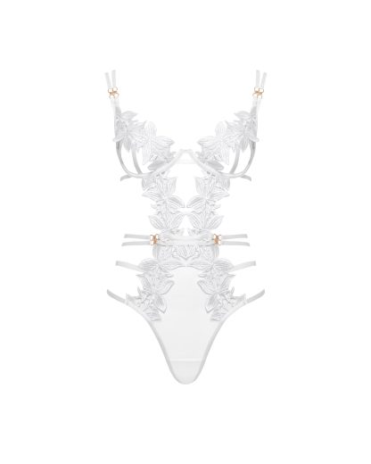 Bluebella Ophelia Open Bodysuit White - 30A
