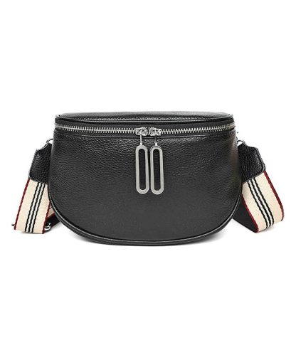 Damart Envy - Leather Cross Body Bag Patterned Strap