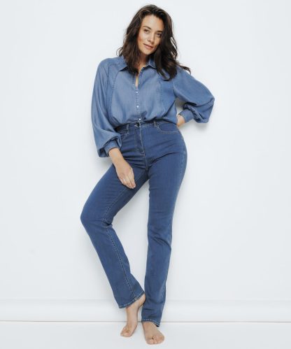 Damart Secret Stretch Straight-leg Perfect Fit Jeans