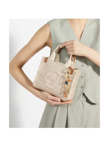 Dune London Women's Cotton Rich Canvas Tote Bag - Natural Mix, Natural Mix