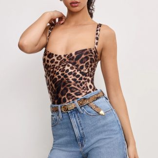 Good American Sweetheart Nylon-Blend Scuba Tank Bodysuit - XS