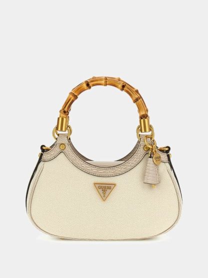 Guess Zabry Bamboo Handle Handbag