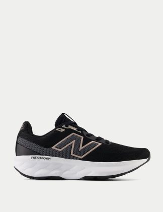New Balance Women's 520v9 Running Trainers - 6 - Black, Black/Black,White,Pink Magenta,Black