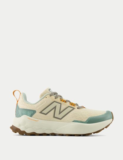 New Balance Women's Fresh Foam X Garoé V2 Running Trainers - 5.5 - Beige Mix, Beige Mix,Green Mix