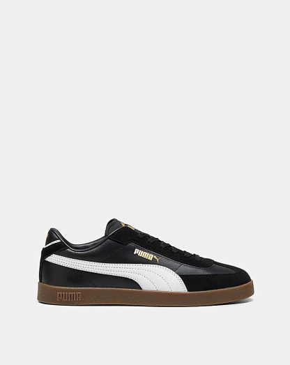 PUMA Club II Era Trainers Black/White - Puma - Size: 4