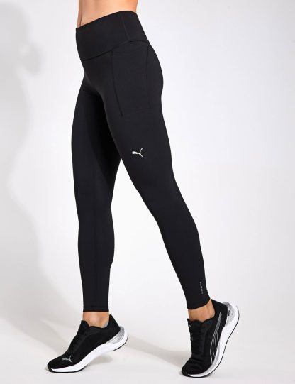 Puma Women's Cloudspun High Waisted Gym Leggings - Black, Dark Brown,Black,Blue