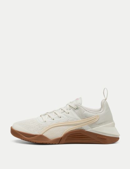 Puma Women's Fuse 3.0 Trainers - 7 - Ivory Mix, White/Black,Light Blue Mix,Ivory Mix