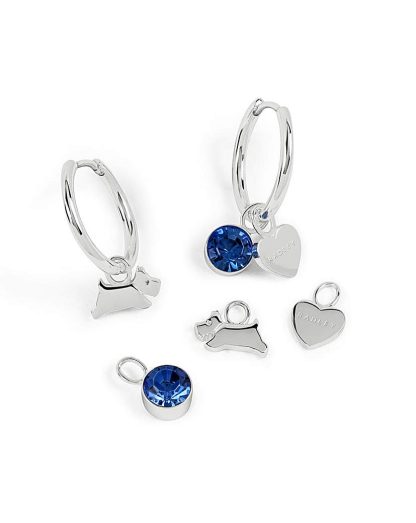 Radley Silver Plated Huggie Earring Set