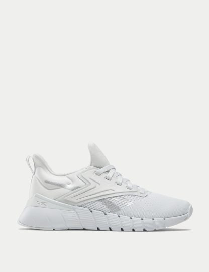 Reebok Women's Nano Gym Trainers - 5 - White, Purple Mix,White,White Mix