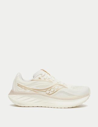 Saucony Women's Ride 18 Running Trainers - 6.5 - White, Navy Mix,White,Black Mix
