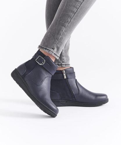 Damart Amortyl Buckle Trim Ankle Boots