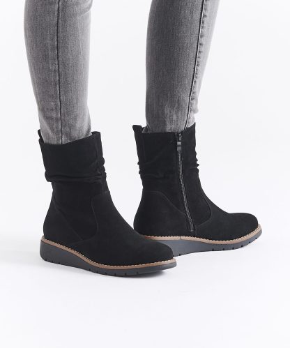 Damart Cushion-walk Slouchy Suede-look Ankle Boot