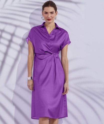 Damart Draped Front Dress