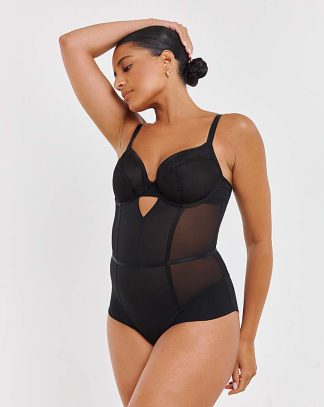 Panache Tango Essence Bodysuit Obsidian - Panache - Size: 34E