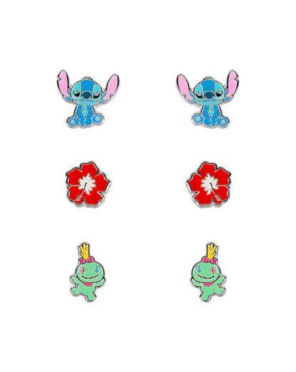 Stitch Stud Earring Set Multi - Disney