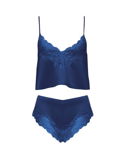 Bluebella Isabella Satin Cami and Short Set Navy - 6
