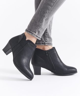 Damart Cushion-walk Heeled Ankle Boots