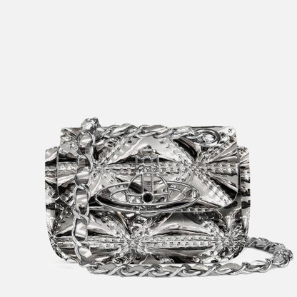 Vivienne Westwood Vinnie Chain Faux Leather Purse