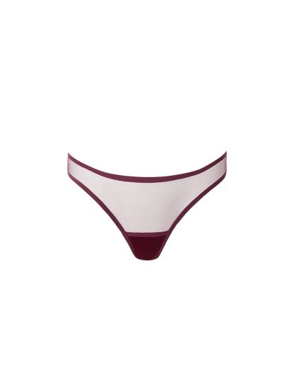 Bluebella Naomi Mesh Thong Cherry - 6