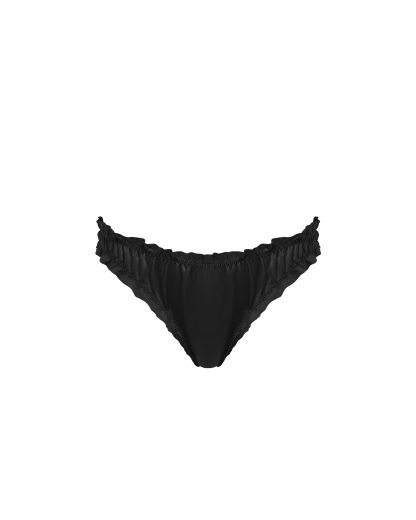 Bluebella Verona Satin Gifting Thong Black - 6