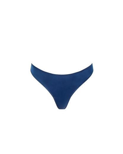 Bluebella Verona Satin Thong Navy - 6