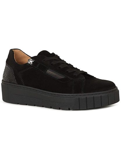 Gabor Ferry Womens Trainers Black Suede - Gabor - Size: 2 1/2