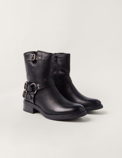 Multi Buckle Boot - UK 3 (EU 36) / BLACK
