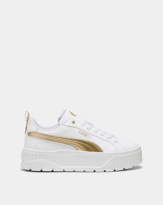 PUMA Karmen II Metallic Dream Trainers White/Gold - Puma - Size: 8